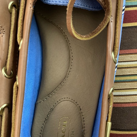 Coach Logo Richelle Canvas Boat Shoes (NWOT) - Picture 8 of 9